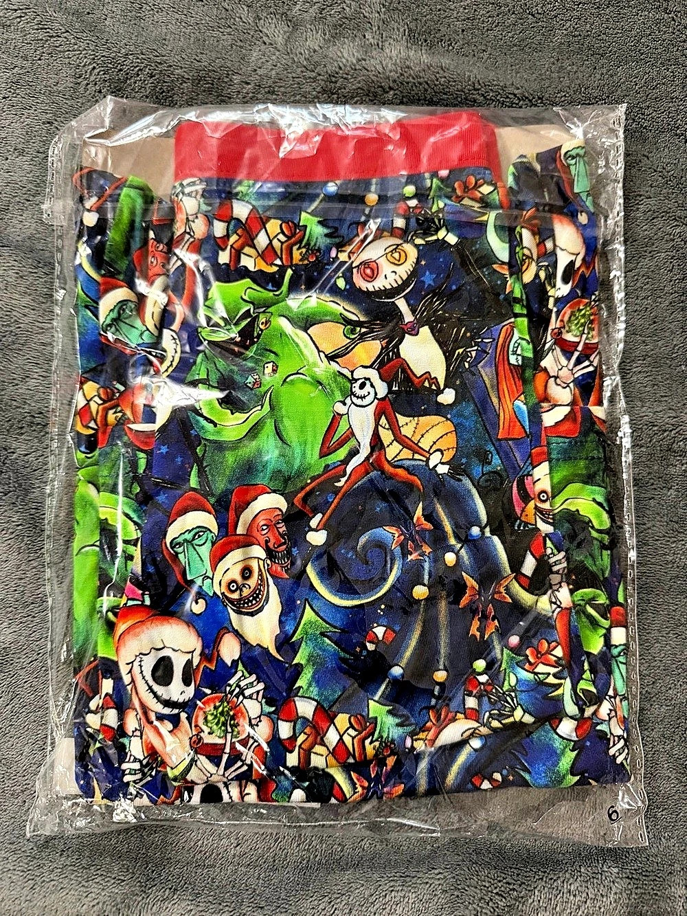 Showstoppers Nightmare Before Christmas long sleeve kids bamboo pjs